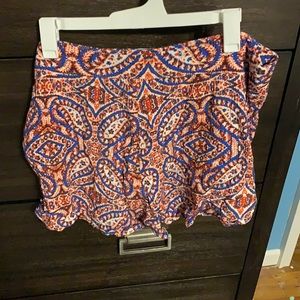 Women’s Paisley Shorts